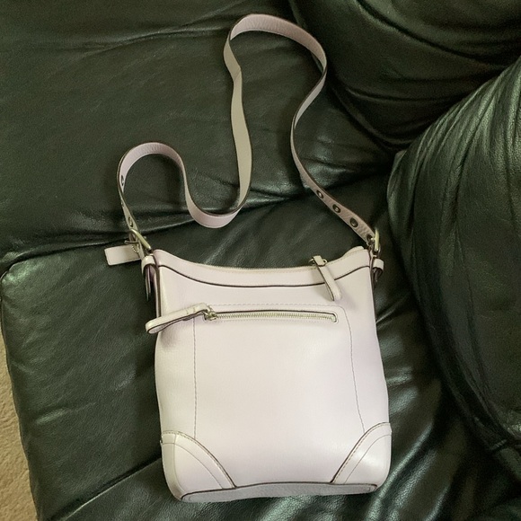 Coach Crossbody/Shoulder Leather Bag, Lavender Color - Picture 15 of 16